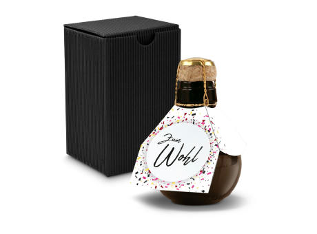 Product image Kleinste Sektflasche der Welt! Zum Wohl - Inklusive Geschenkkarton in Gelb, 125 ml Werbeartikel