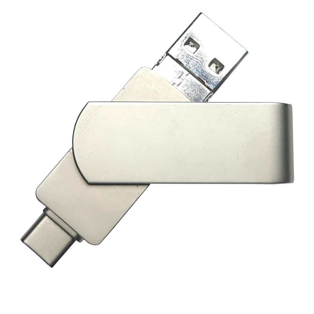 Product image USB-Stick 4in1 OTG 01 USB 3.0 Flash Disk 8 GB Silber Werbeartikel