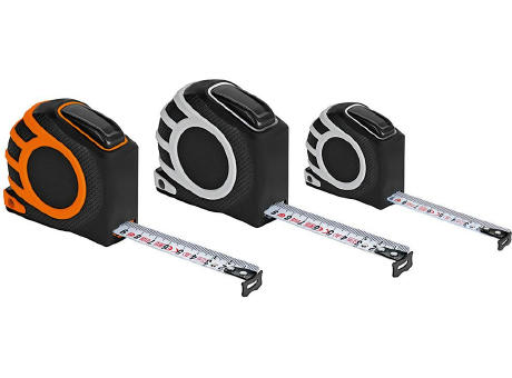 Automatik-Bandmaß "Speed Tape 5 M grau" bedrucken