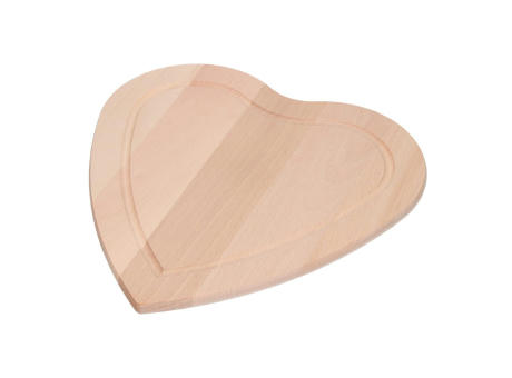 Schneidbrett "Woody" Herz Werbeartikel