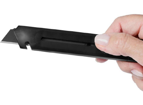 Cuttermesser "Superior Cut schwarz" Werbeartikel