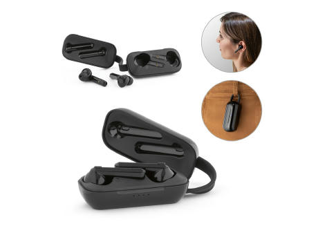 BOSON. In-Ear Kopfhörer wireless mit 3 Stunden Akkulaufzeit aus ABS Werbeartikel