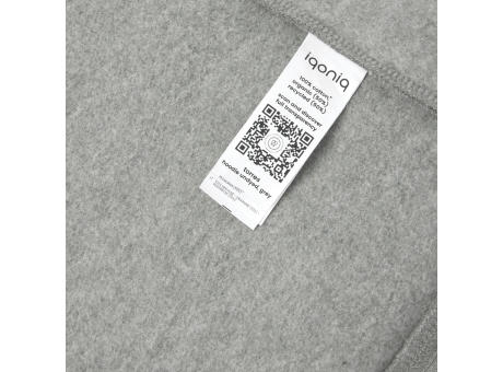 IQONIQ Torres ungefärbter Hoodie aus recycelter Baumwolle Werbeartikel