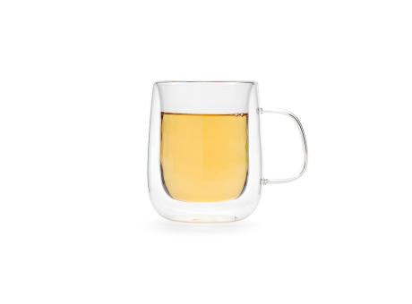 Elbe 450 Tasse Borosilikat Glas 440 ml  Werbeartikel