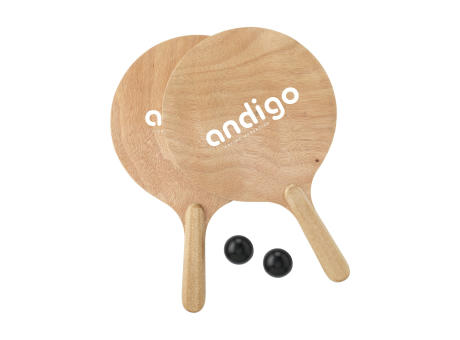 Playa Wood BeachTennis Strandspiel Werbeartikel