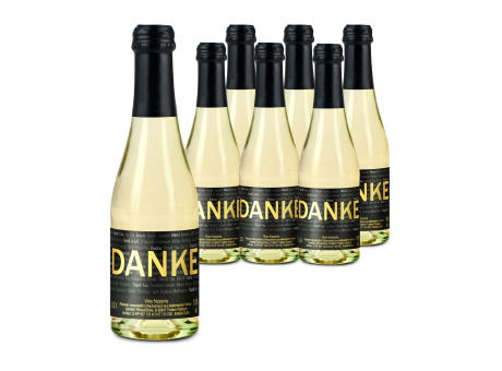 Product image 6x Danke Secco Flaschen, 0,2 l Werbeartikel