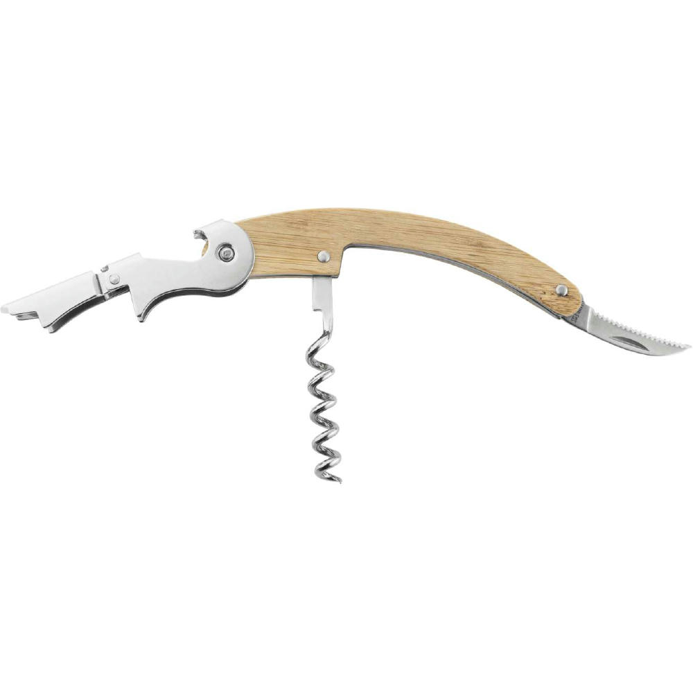 Product image Metmaxx® Kellnermesser "Wine4you" braun Werbeartikel