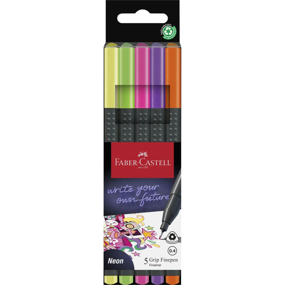 Product image Fineliner Grip Finepen neon Werbeartikel
