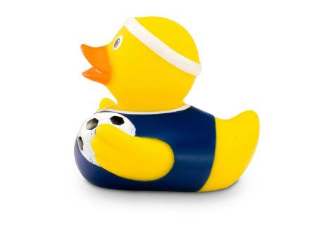 Werbeente Fritz Freistoß - Trikot Blau Werbeartikel