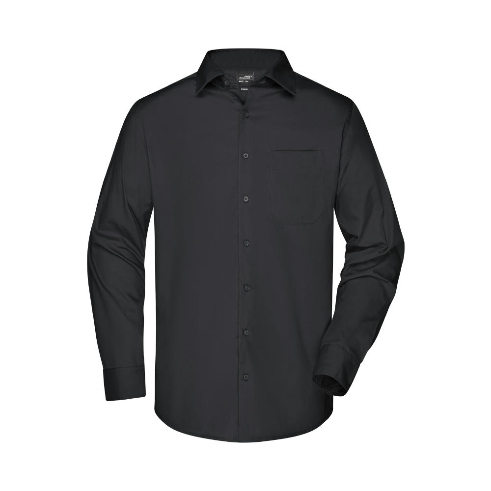 Product image Men's Business Shirt Long-Sleeved - Klassisches Shirt aus strapazierfähigem Mischgewebe Werbeartikel