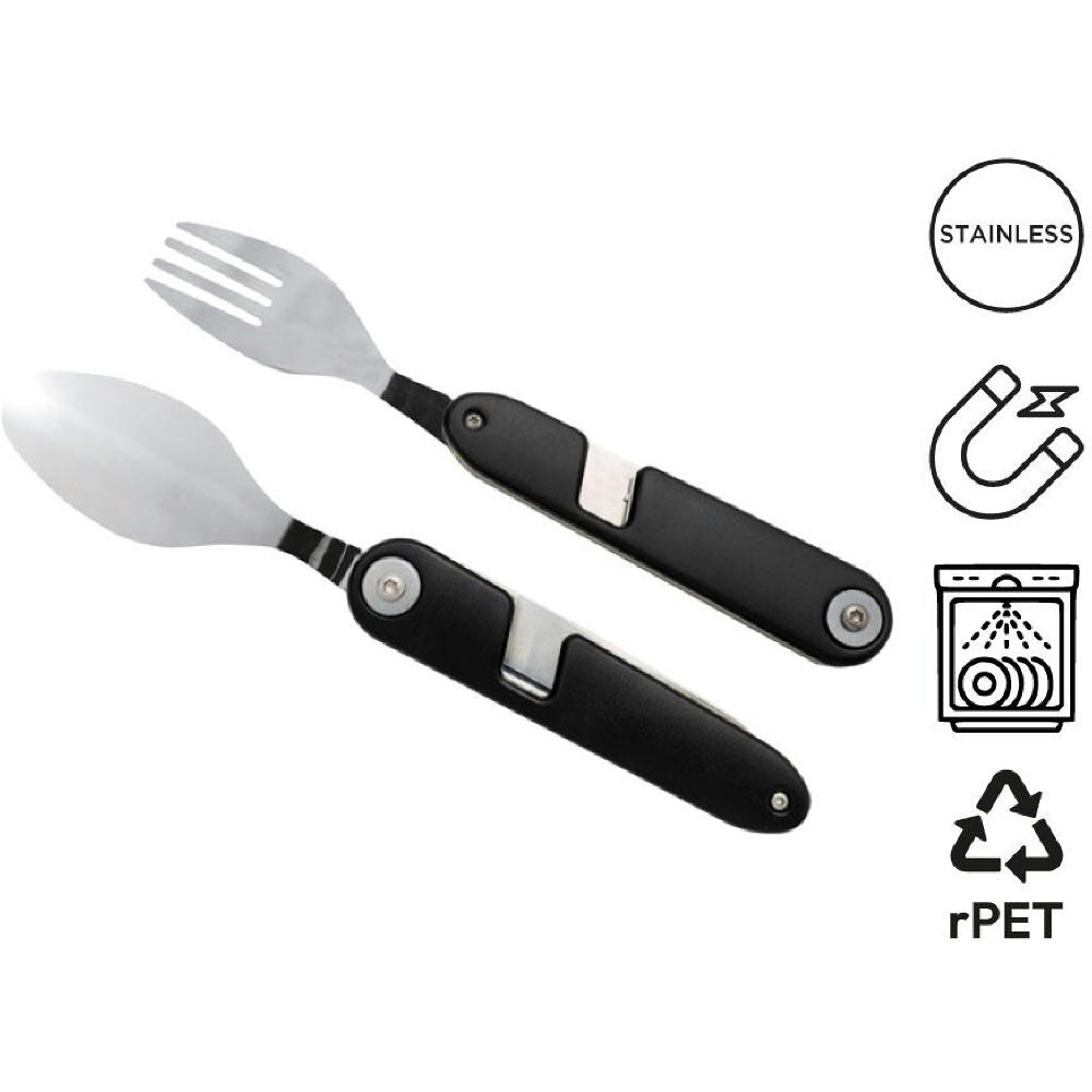 Product image Magnetbesteckset 'Vancouver', mit RPET-Etui Werbeartikel