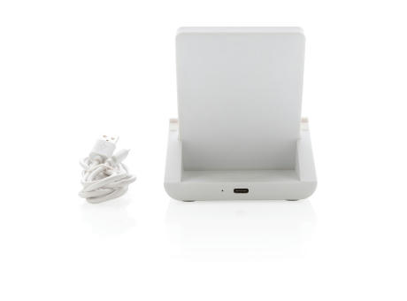 Ontario 10W Ständer aus Bambus & RCS recyceltem Kunststoff Werbeartikel