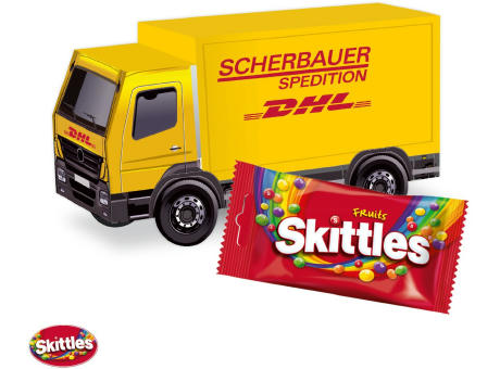 3D Präsent "LKW" mit Skittles® Werbeartikel