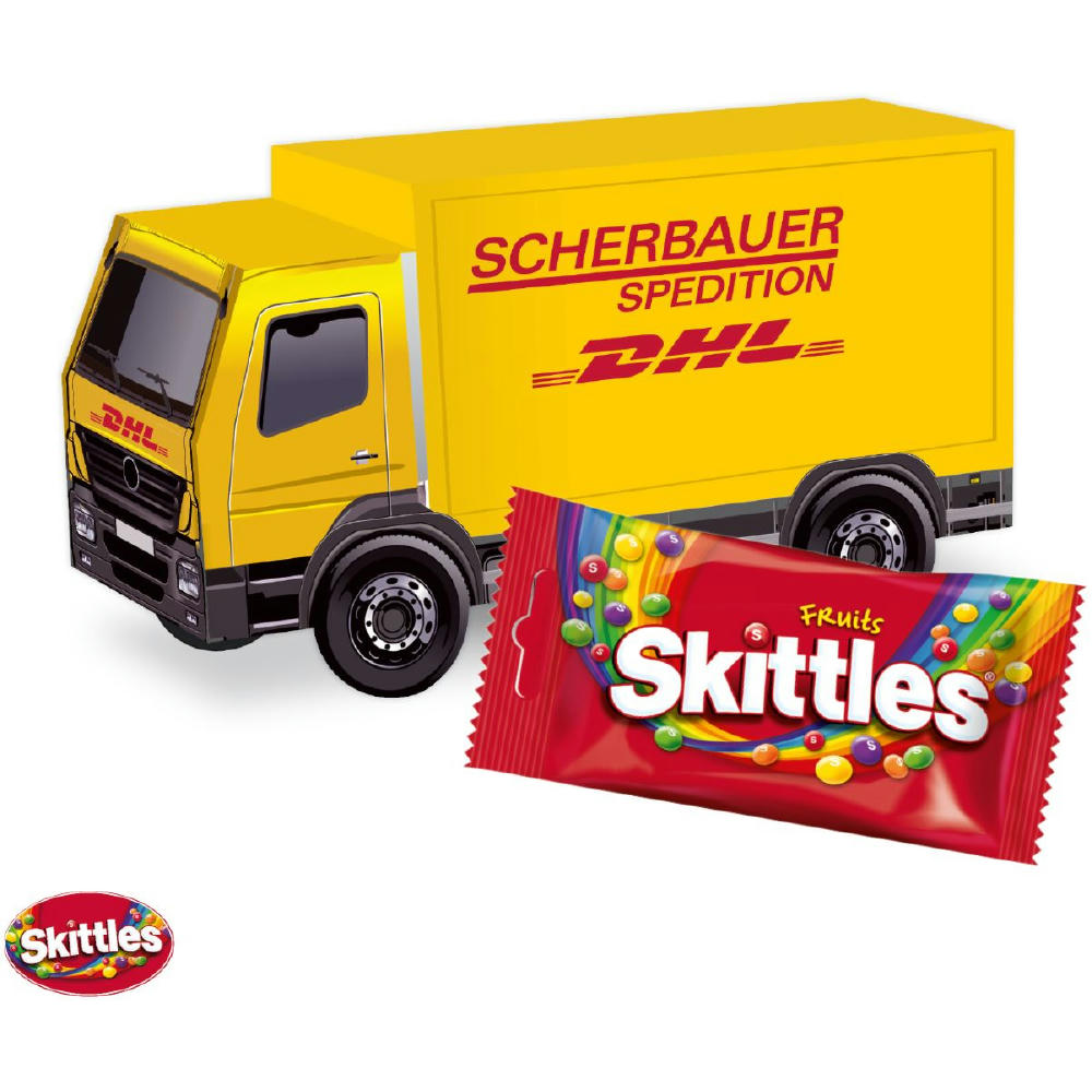 Product image 3D Präsent "LKW" mit Skittles® Werbeartikel