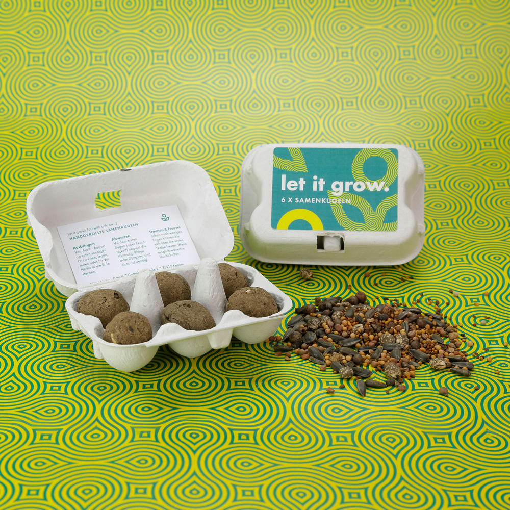 Product image 6er Pack Samenkugel im Mini-Eierkarton Werbeartikel