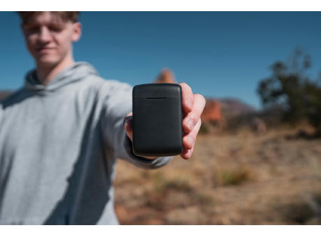 Skywave Solar-Kopfhörer aus RCS recyceltem Kunststoff Werbeartikel