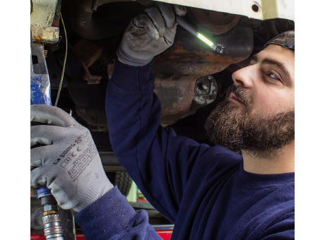 Aufladbare LED Leuchte "Profi Inspection Light Laser 200 L" Werbeartikel