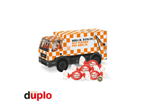 Product image 3D Präsent "LKW" mit duplo Knusperlen Werbeartikel