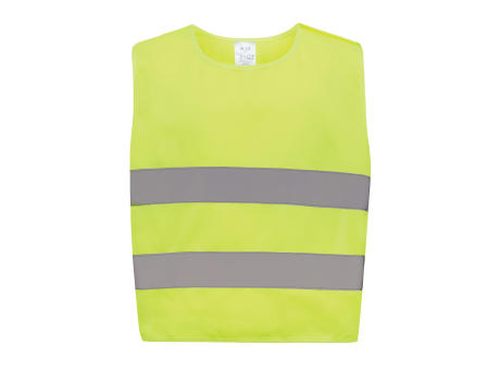 Sicherheitsweste aus GRS recyceltem PET 3-6 Jahre Werbeartikel