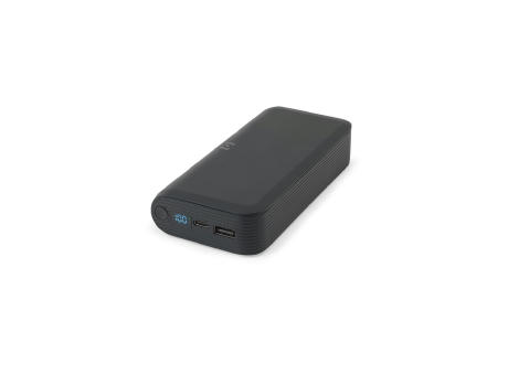 Product image BECKER 20. 20'000 mAh Powerbank aus recyceltem ABS (100% rABS) mit 15W superschnellem kabellosem Ladegerät bedrucken