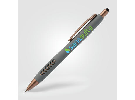 Avalon Stone Finish Kugelschreiber - m/Stylus Werbeartikel