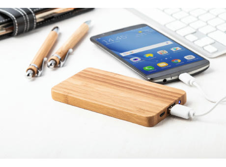Powerbank Bamboost bedrucken