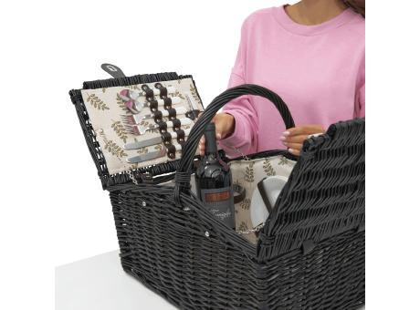 RICHMOND PARK - Weiden-Picknickkorbfür 4 Personen Werbeartikel