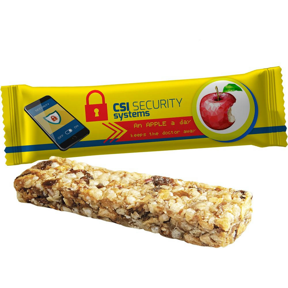 Product image Müsliriegel Multikorn-Apfel, ca. 25g, Flowpack Werbeartikel