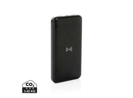 Product image Wireless Powerbank aus RCS Standard recyceltem Kunststoff Werbeartikel