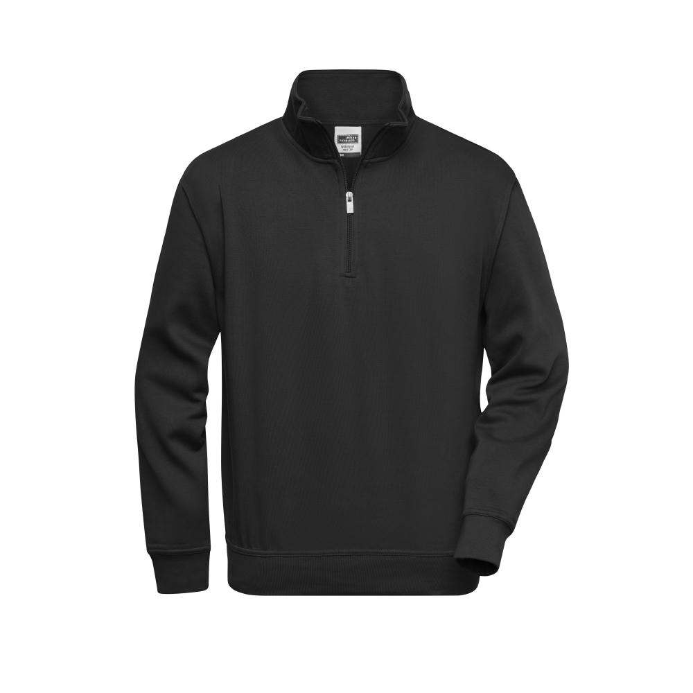 Product image Workwear Half Zip Sweat - Sweatshirt mit Stehkragen und Reißverschluss Werbeartikel