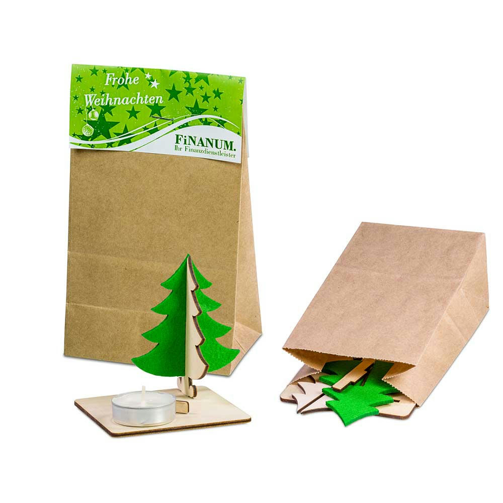 Kerzenständer Tannenbaum Werbeartikel