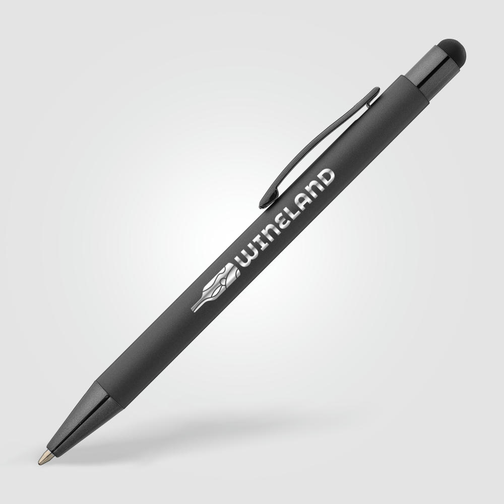 Bowie Softy Monochrome Kugelschreiber - m/Stylus Werbeartikel
