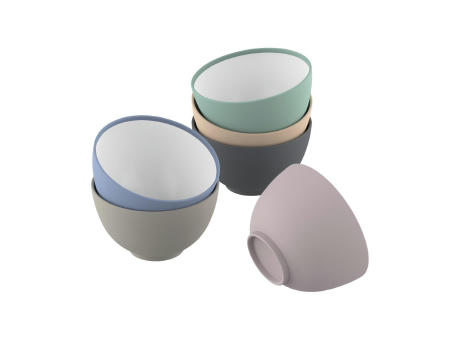 Bio-Müslischale "2 Colour" matt Werbeartikel