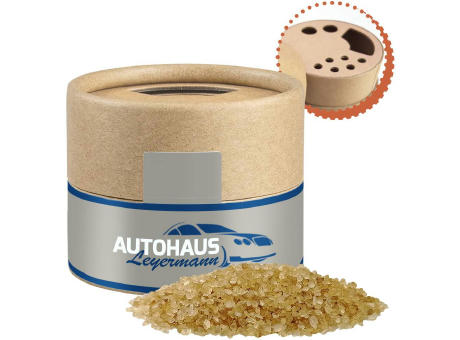Product image Gewürzmischung Rauch-Salz grob, ca. 75g, Kraftpapierstreuer Mini Werbeartikel