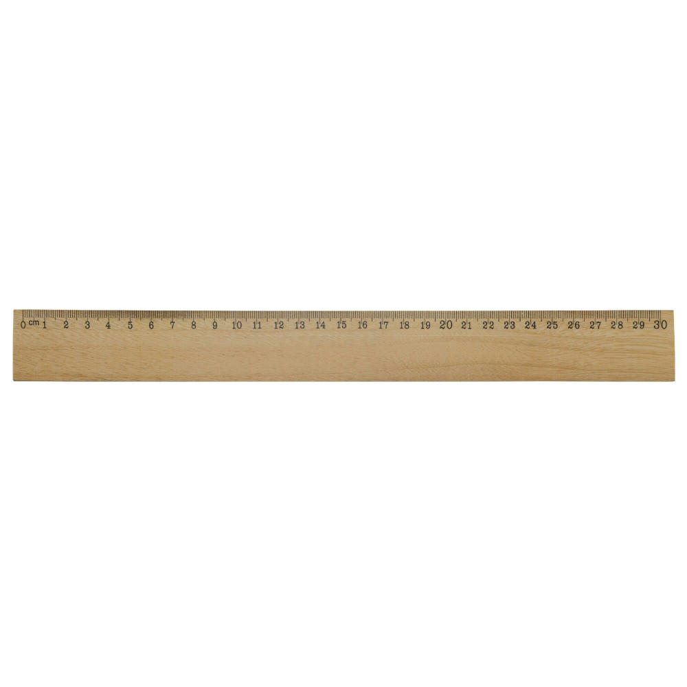 Product image Holzlineal 30cm Werbeartikel