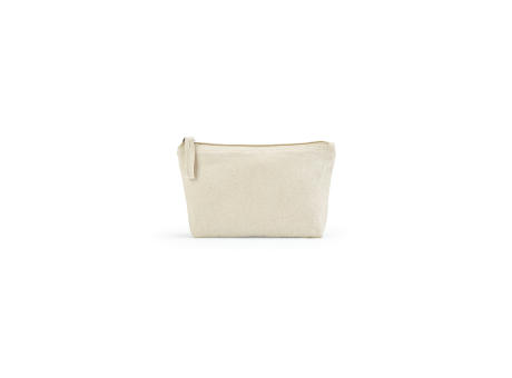Cairo S 1,1L Kulturtasche, 320gsm recy.Baumwolle mit Reißverschluss bedrucken