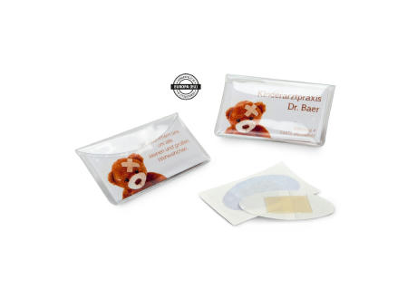 Pflastermäppchen PVC - Standardpflaster Werbeartikel