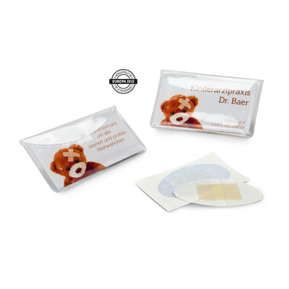 Product image Pflastermäppchen PVC - Standardpflaster Werbeartikel