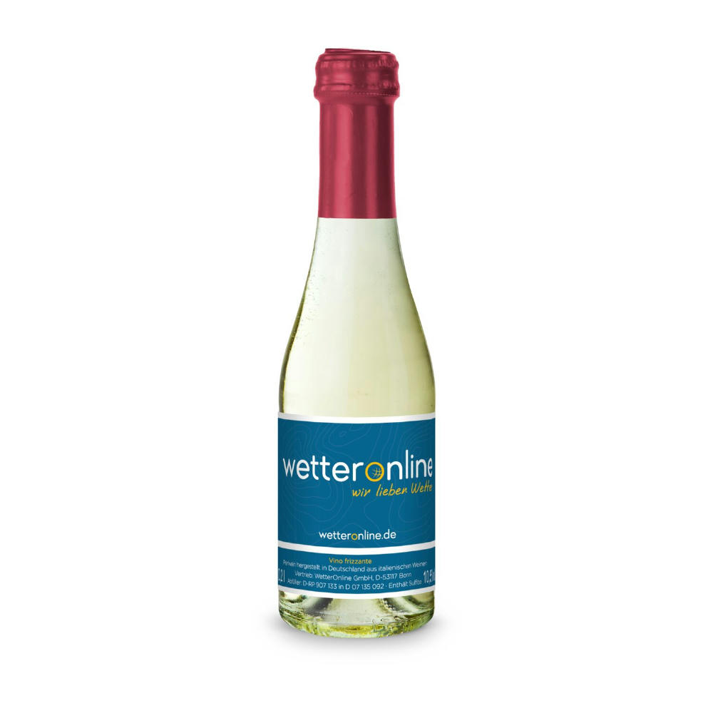 Promo Secco Piccolo - Flasche klar - Kapselfarbe Gold, 0,2 l Werbeartikel