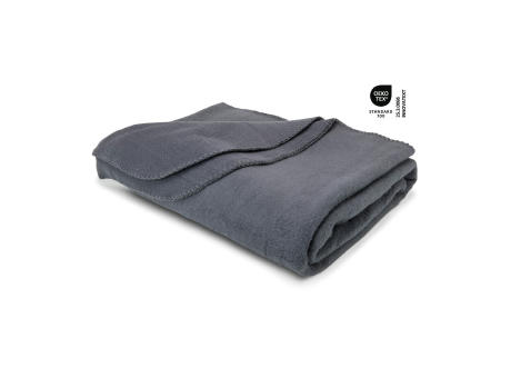 Product image Polar-Fleecedecke Conscious - 120 x 150 cm, 250 g/m², anthrazit Werbeartikel