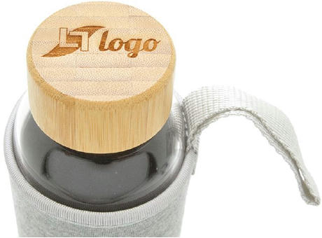 Product image Glasflasche 'Reisui', 500ml, Neoprenhülle bedrucken