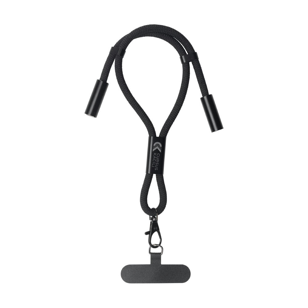 Product image Wrist Lanyard 2-in-1 GRS RPET Load & Sync USB Cable Werbeartikel