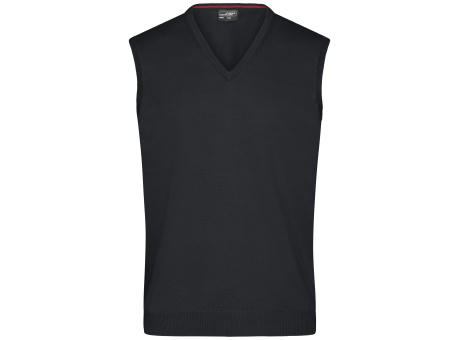 Men's V-Neck Pullunder - Klassischer Baumwoll-Pullunder bedrucken
