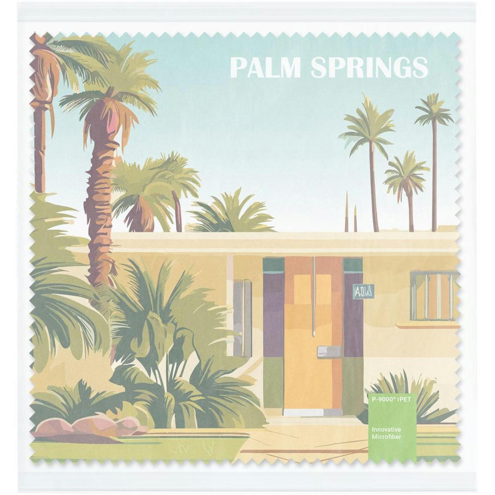 Product image POLYCLEAN rPET Brillenputztuch 15x15 cm im Pergaminbeutel, All-Inclusive-Paket Werbeartikel