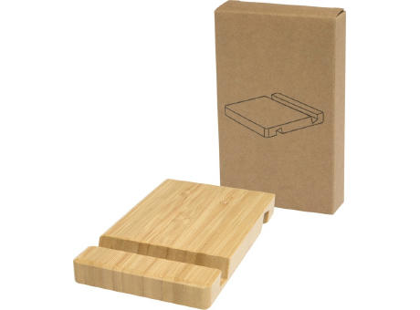 Product image Bubup Bambus 2-winklige Tablet- und Smartphonehalterung Werbeartikel