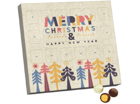XS Adventskalender Graspapier Werbeartikel