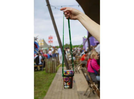Lanyard Sublimation RPET 1,5 cm mit Getränkehalter bedrucken