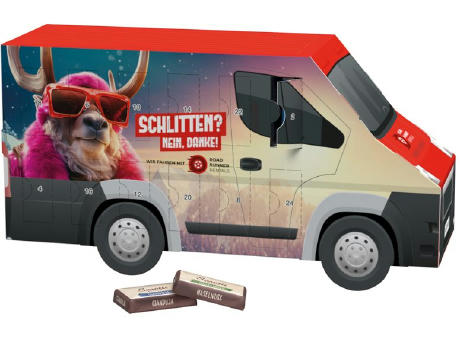 Adventskalender Transporter Werbeartikel