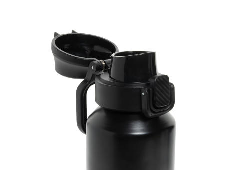 Via RCS Re-Steel Sportflasche mit Verschluss, 600ml Werbeartikel