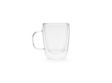 Elbe 350 Tasse Borosilikat Glas 300 ml  Werbeartikel